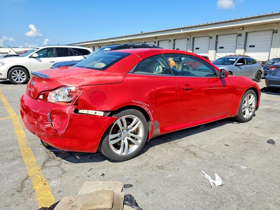 2010 Infiniti G VIN JN1CV6FE7AM352137 COPART salvage auction — REAR END, KY - CERT OF TITLE-SALVAGE (P), sold $1,400 on 2026-07-23 (photo 3)