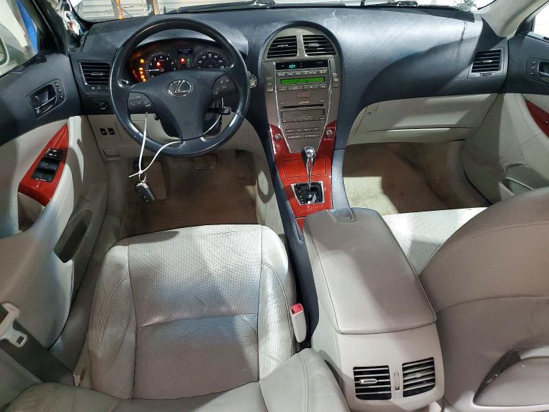 2009 Lexus ES VIN JTHBJ46G292315870 COPART salvage auction — FRONT END, NY - MV-907A SALVAGE CERTIFICATE, sold $425 on 2026-07-20 (photo 8)