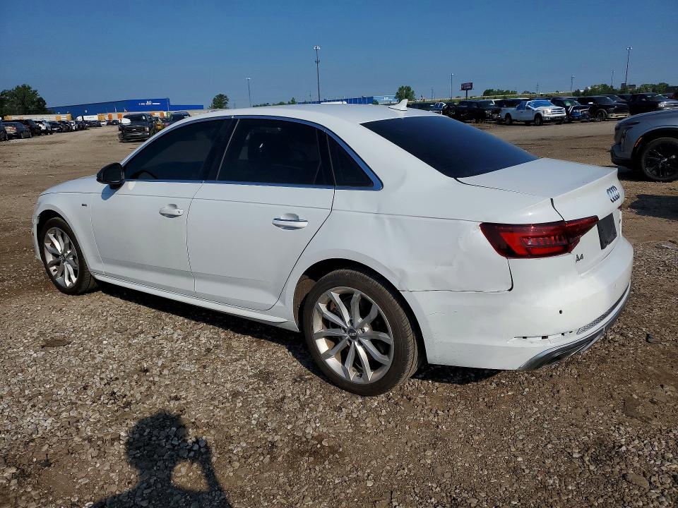 2019 Audi A4 VIN WAUENAF4XKN001554 COPART salvage auction — REAR END, MI - CERT OF TITLE-REBUILT SALVAGE, sold $3,950 on 2026-07-17 (photo 2)