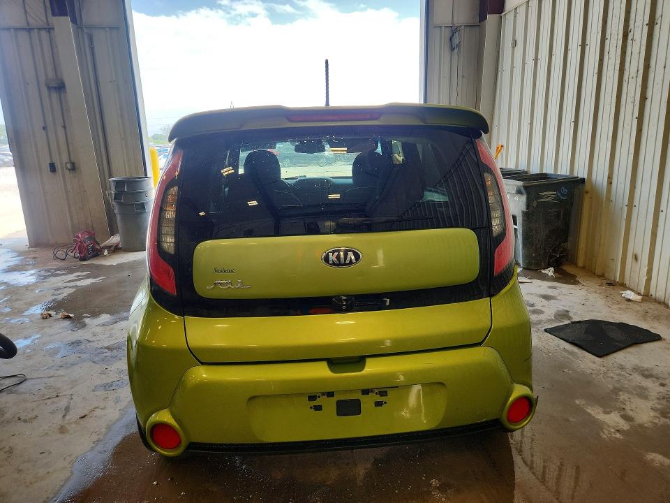 2014 Kia Soul VIN KNDJX3A50E7729075 COPART salvage auction — REAR END, Wi - Certificate Of Title, sold $1,350 on 2026-07-27 (photo 6)