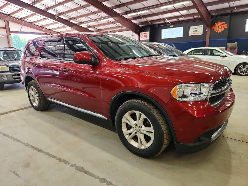 2013 Dodge Durango VIN 1C4RDJAG7DC575181 COPART salvage auction — MINOR DENT/SCRATCHES, Wv - Certificate Of Title (P), sold $2,050 on 2026-08-14 (photo 4)