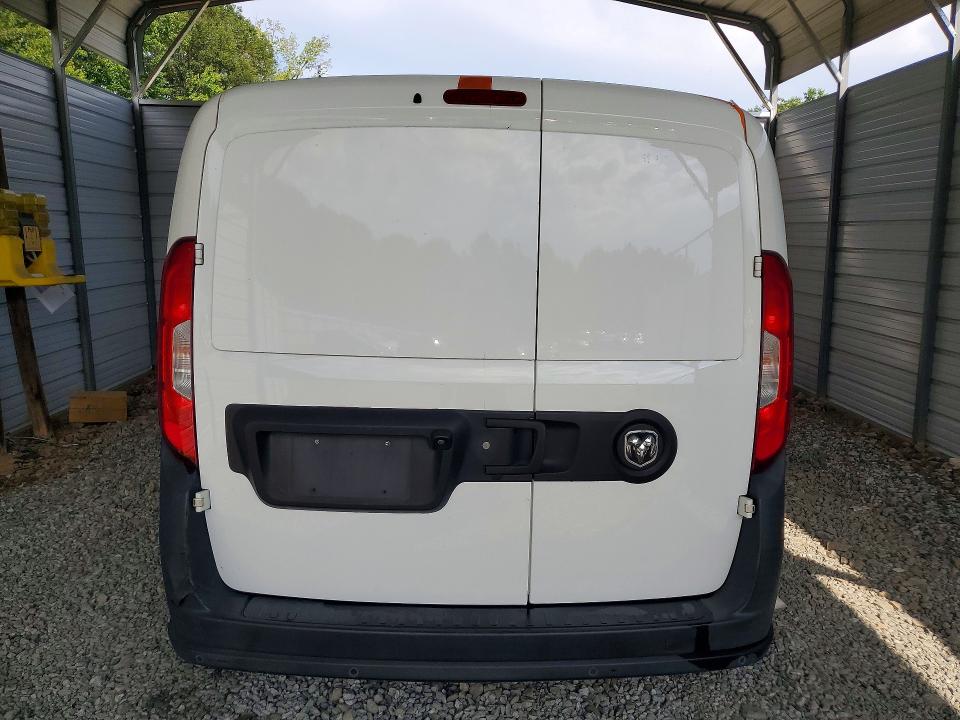 2021 Ram Promaster city VIN ZFBHRFAB1M6T88549 COPART salvage auction — MINOR DENT/SCRATCHES, NC - CERTIFICATE OF TITLE, sold $6,900 on 2026-07-09 (photo 6)