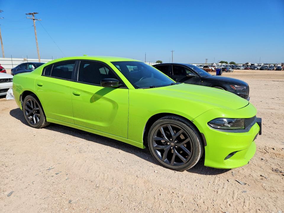 2023 Dodge Charger VIN 2C3CDXBG1PH508301 COPART salvage auction — MINOR DENT/SCRATCHES, TX - CERTIFICATE OF TITLE, sold $10,700 on 2026-07-29 (photo 4)