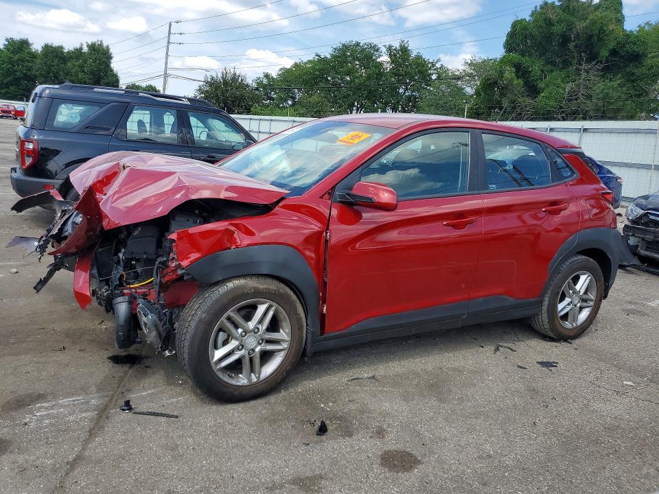 2018 Hyundai Kona VIN KM8K12AA1JU170060 COPART salvage auction — FRONT END, OH - CERT OF TITLE-SALVAGE, sold $875 on 2026-07-24 (photo 1)