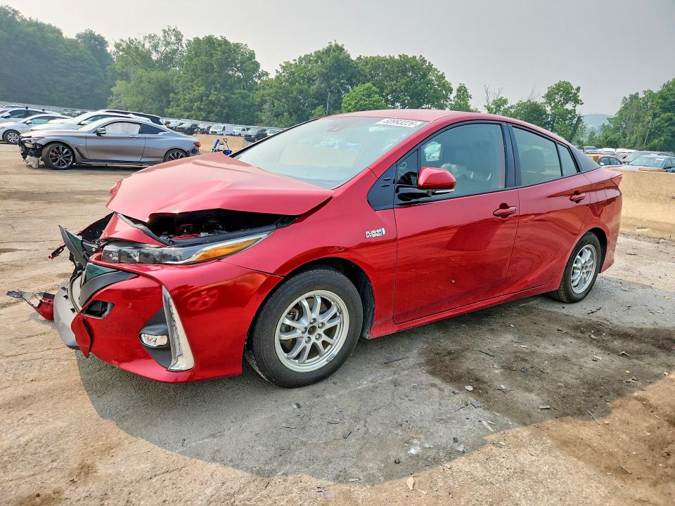 2020 Toyota Prius VIN JTDKARFP0L3124061 COPART salvage auction — FRONT END, Ny - Mv-907A Salvage Certificate, sold $350 on 2026-07-30 (photo 1)