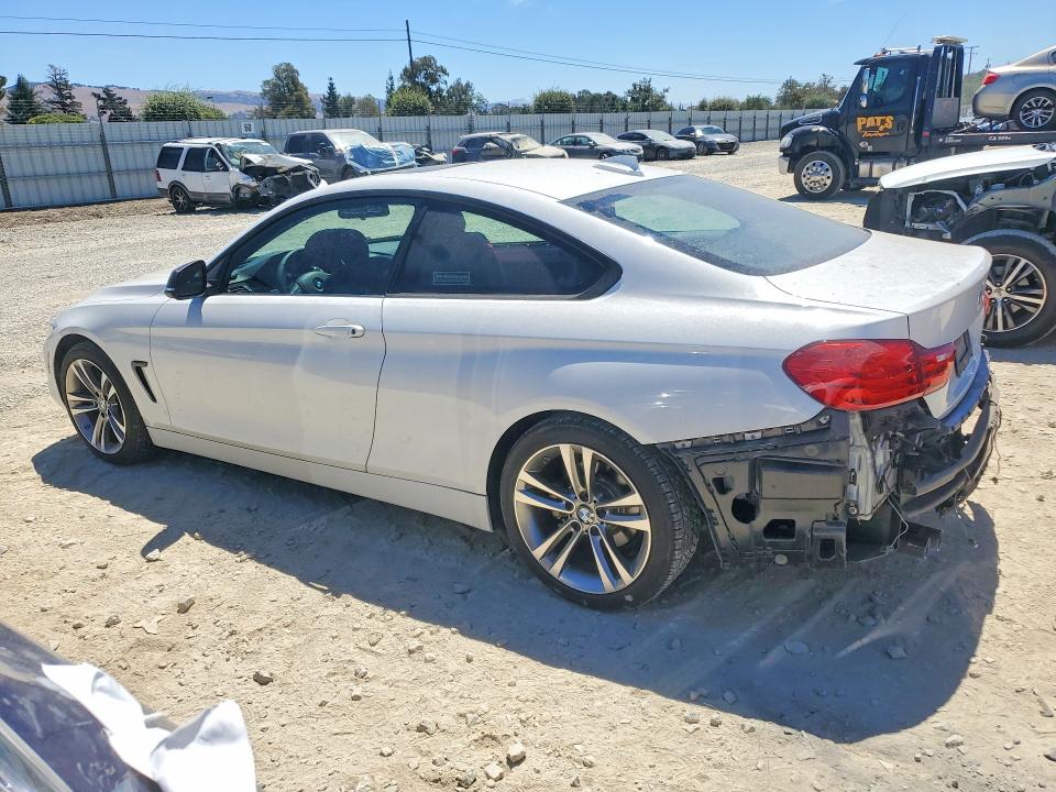 2014 BMW 4 series VIN WBA3N7C51EK221324 COPART salvage auction — REAR END, CA - SALVAGE CERTIFICATE, sold $4,300 on 2026-08-06 (photo 2)