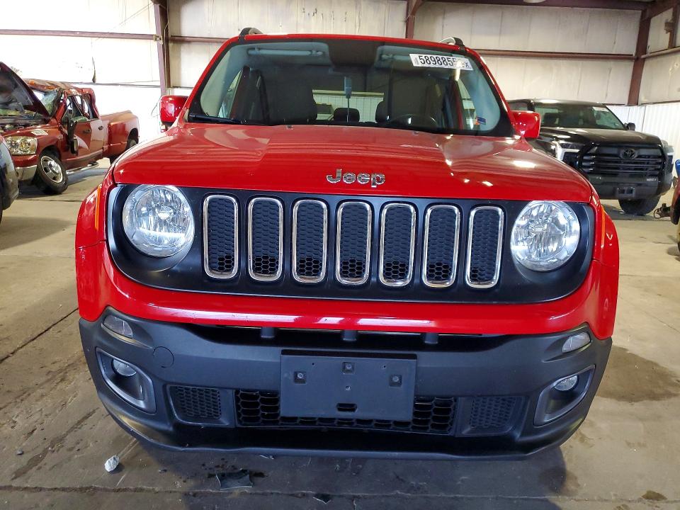 2017 Jeep Renegade VIN ZACCJBBB3HPF50612 COPART salvage auction — REAR END, Ia - Salvage W/Salvage History, sold $1,600 on 2026-07-22 (photo 5)