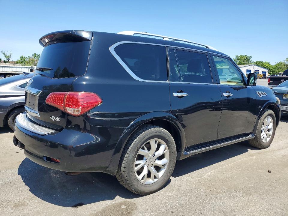 2014 Infiniti Qx80 VIN JN8AZ2NC0E9352303 COPART salvage auction — MINOR DENT/SCRATCHES, NJ - CERTIFICATE OF TITLE, sold $150 on 2026-07-30 (photo 3)