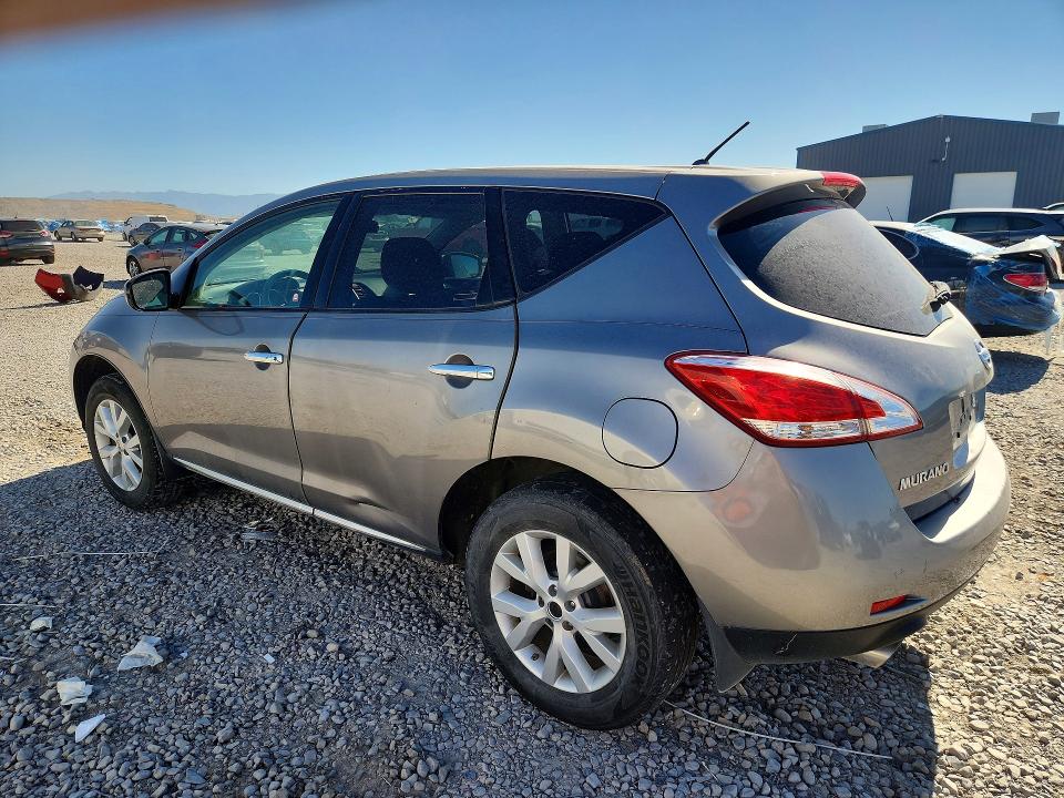 2011 Nissan Murano VIN JN8AZ1MW1BW161251 COPART salvage auction — MINOR DENT/SCRATCHES, NC - CERTIFICATE OF TITLE, sold $150 on 2026-07-28 (photo 2)