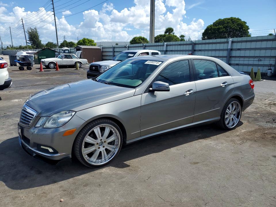 2010 Mercedes-benz E-class VIN WDDHF8HBXAA233004 COPART salvage auction — NORMAL WEAR, Fl - Cert Of Title-Rebuilt, sold $2,200 on 2026-08-03 (photo 1)