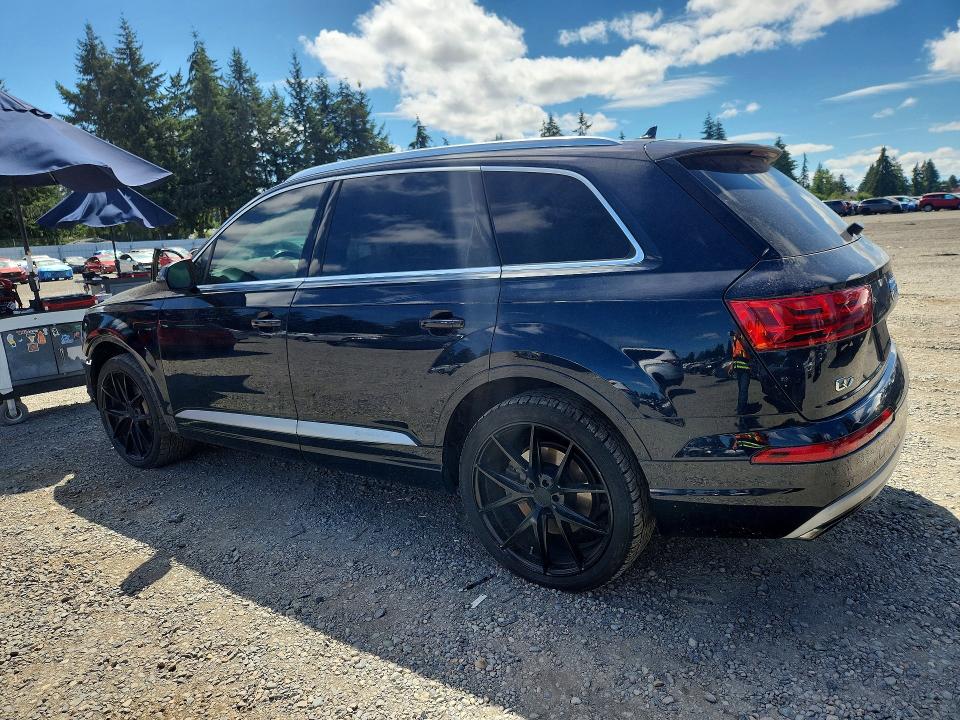 2017 Audi Q7 VIN WA1LAAF76HD039212 COPART salvage auction — FRONT END, Wa - Bill Of Sale, sold $5,700 on 2026-07-31 (photo 2)