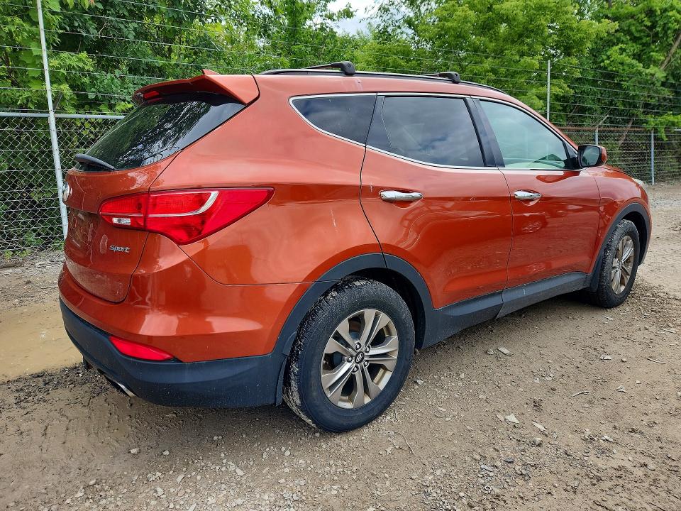 2015 Hyundai Santa fe VIN 5XYZU3LB0FG285456 COPART salvage auction — MECHANICAL, OH - CERTIFICATE OF TITLE, sold $90 on 2026-07-29 (photo 3)