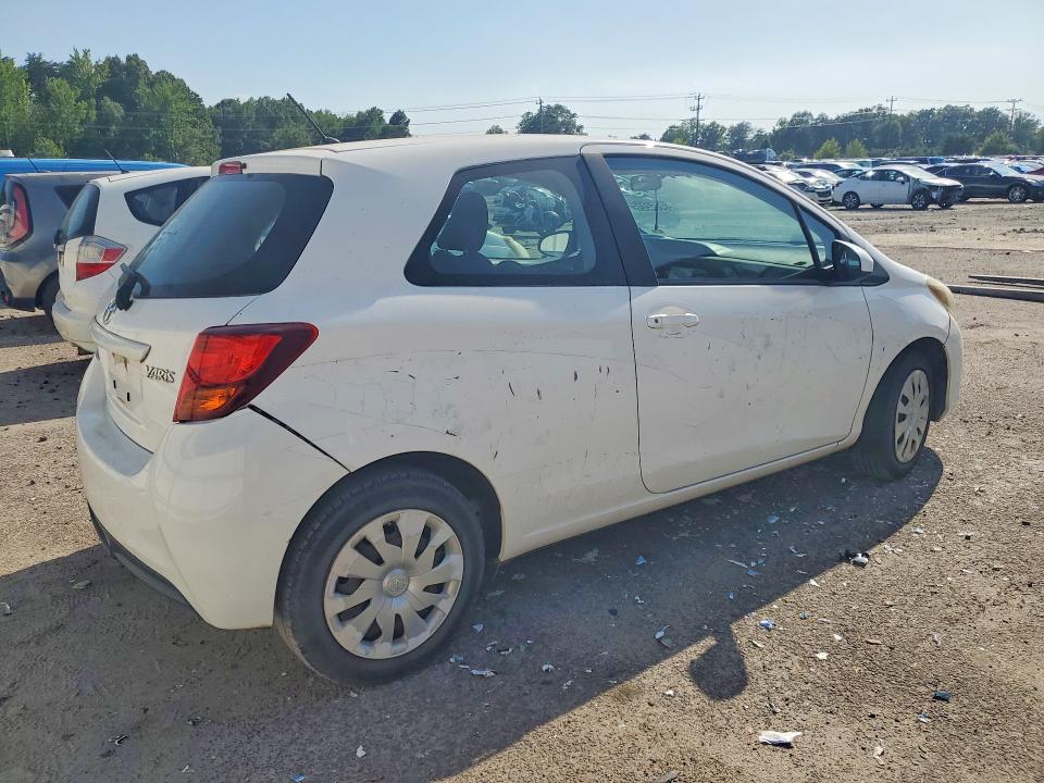 2015 Toyota Yaris VIN VNKJTUD3XFA021987 COPART salvage auction — REAR END, Va - Certificate Of Title, sold $1,250 on 2026-07-16 (photo 3)