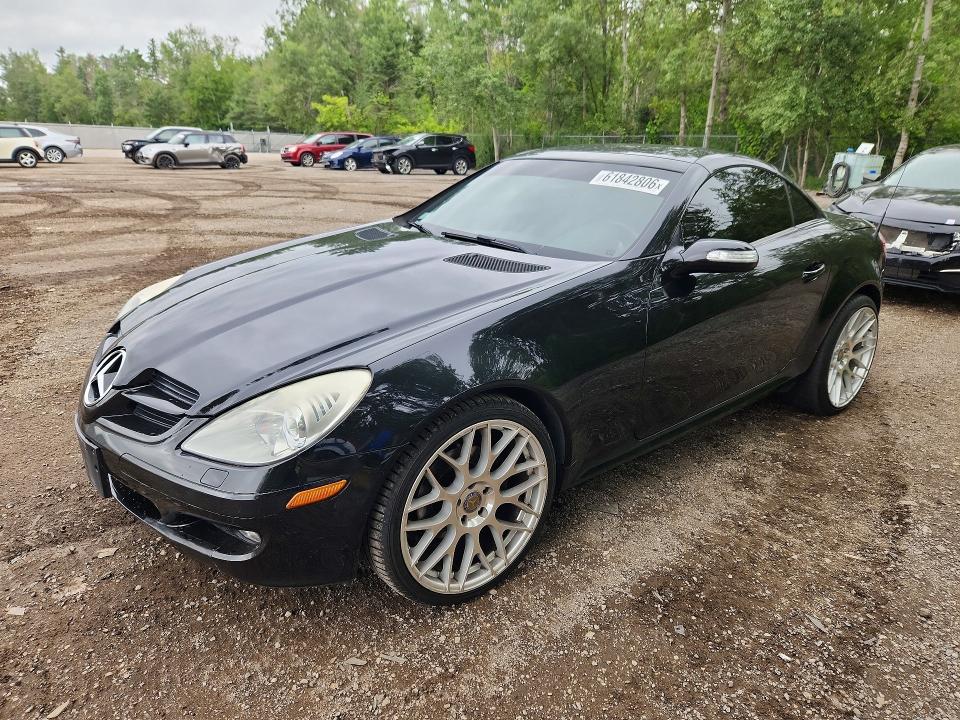 2006 Mercedes-benz Slk-klasse VIN WDBWK54F96F126569 COPART salvage auction — FRONT END, On - Permit No Brand - Unfit, sold $3,600 on 2026-08-18 (photo 1)