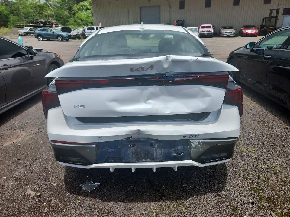 2025 Kia K5 VIN KNAG24J73S5357784 COPART salvage auction — REAR END, HI - CERTIFICATE OF TITLE, sold $7,500 on 2026-07-20 (photo 6)