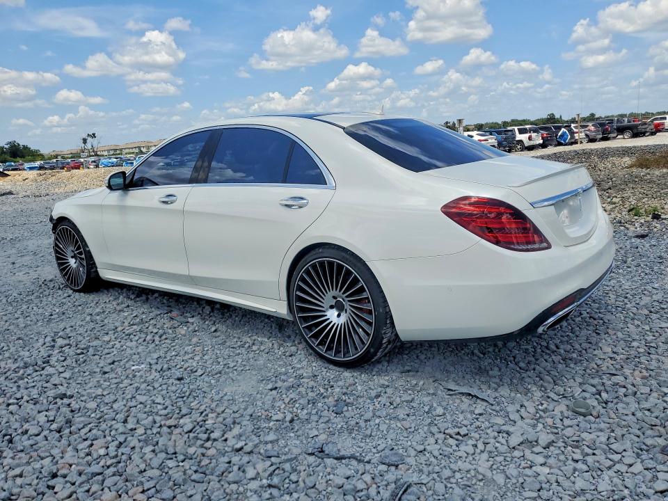 2018 Mercedes-benz S-klasse VIN WDDUG6GB8JA361694 COPART salvage auction — FRONT END, Fl - Certificate Of Title, sold $15,000 on 2026-08-25 (photo 2)