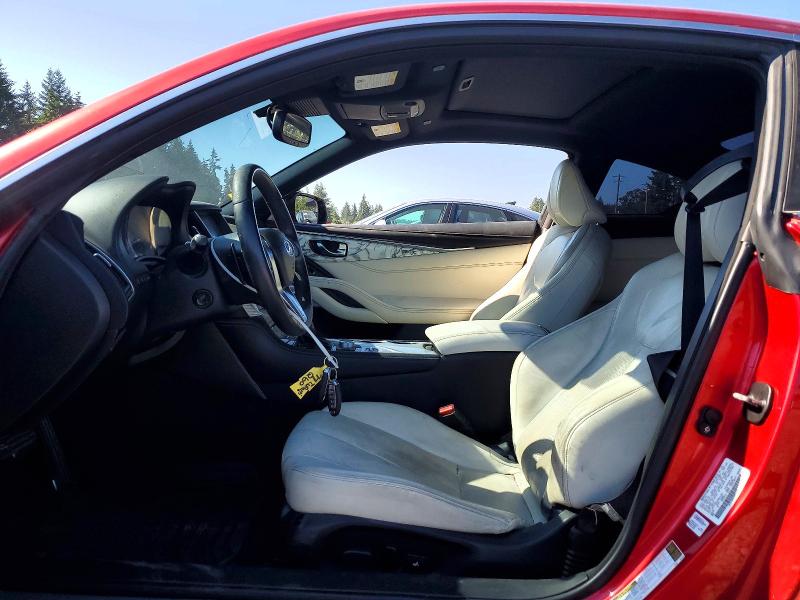 2017 Infiniti Q60 VIN JN1FV7EK2HM610746 COPART salvage auction — FRONT END, Wa - Bill Of Sale, sold $8,400 on 2026-07-14 (photo 7)