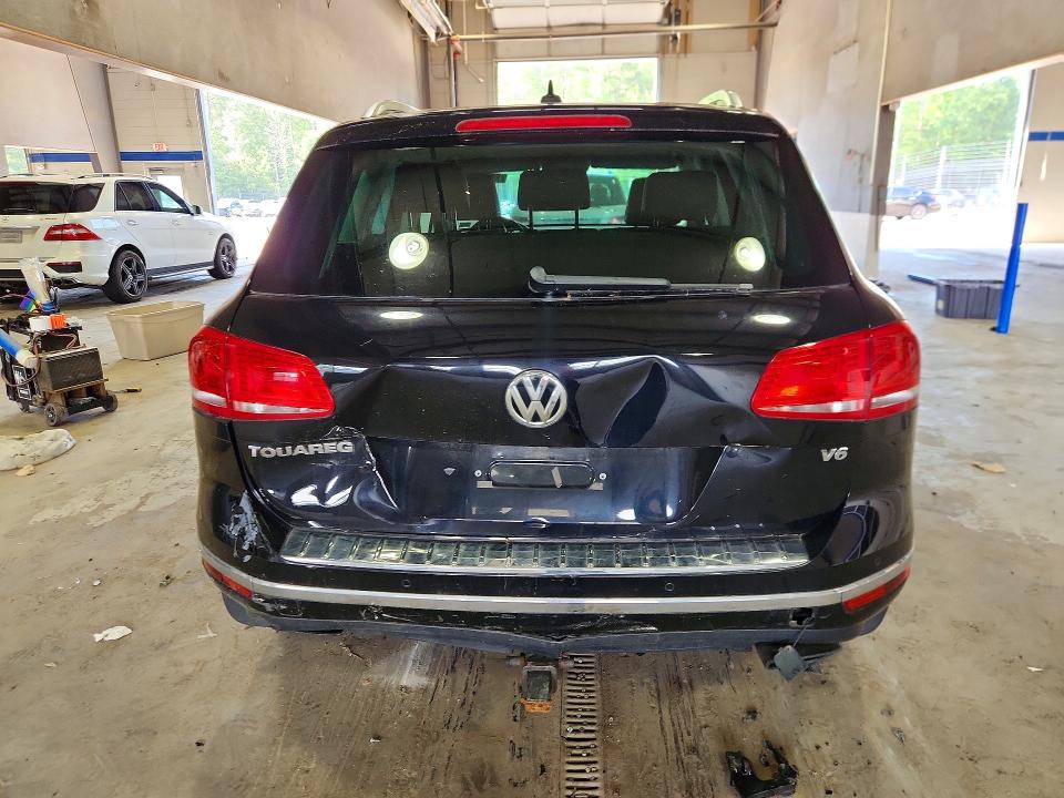 2016 Volkswagen Touareg VIN WVGEF9BP3GD012239 COPART salvage auction — REAR END, Va - Cert Of Title - Salvage, sold $1,050 on 2026-07-31 (photo 6)
