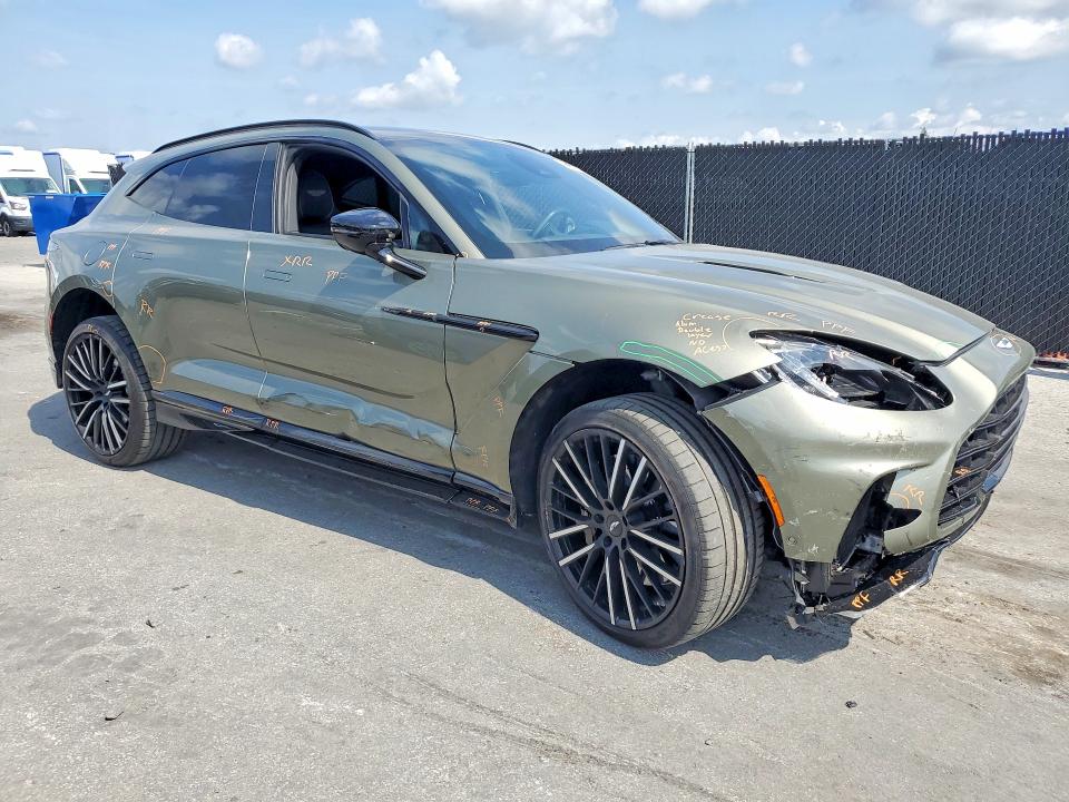 2025 Aston martin Dbx VIN SD7VUJDW0STV12390 COPART salvage auction — FRONT END, Fl - Cert Of Title Slvg Rebuildable, sold $56,500 on 2026-09-10 (photo 4)