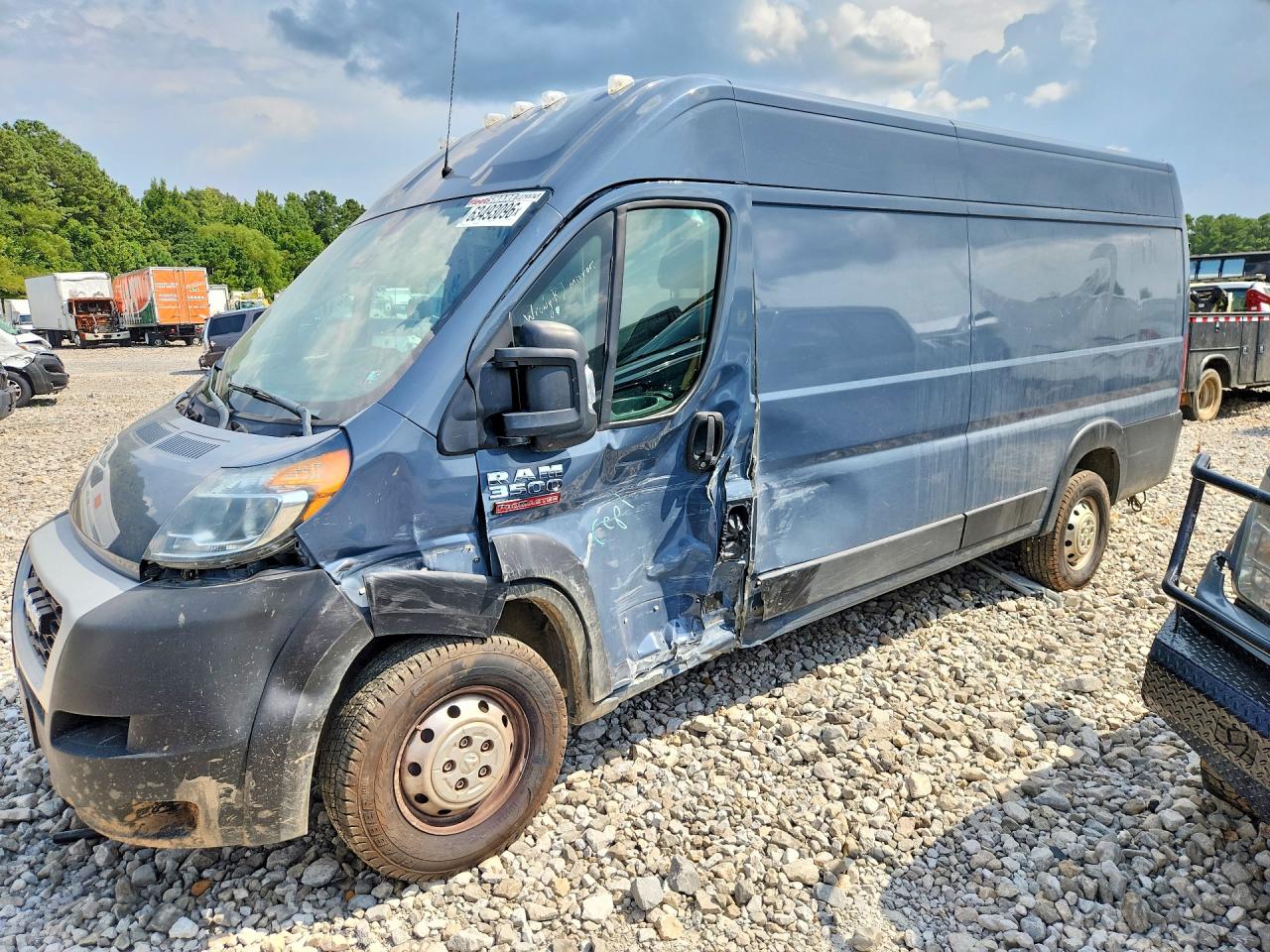 2020 Ram ProMaster 3500 VIN 3C6URVJG5LE143769 — COPART salvage auction photo