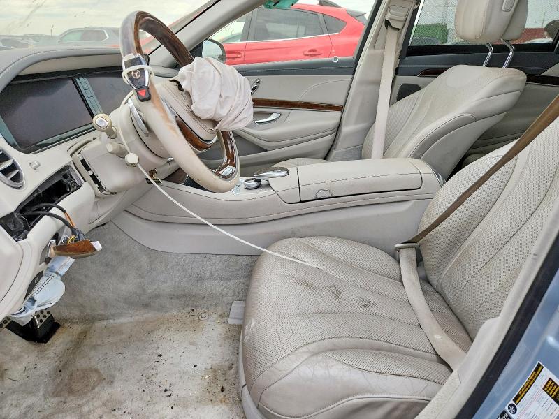 2015 Mercedes-benz S-klasse VIN WDDUG8CB1FA142486 COPART salvage auction — FRONT END, Il - Salvage Certificate, sold $3,500 on 2026-08-18 (photo 7)