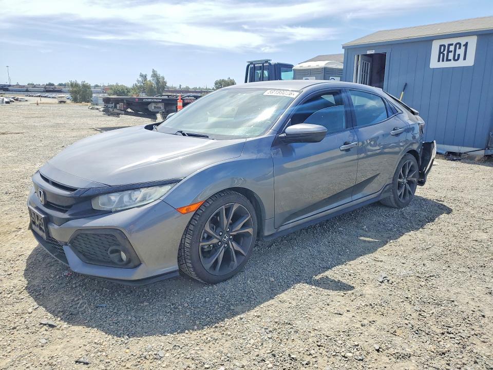 2018 Honda VIN SHHFK7H40JU211026 COPART salvage auction — REAR END, Ca - Salvage Certificate, sold $4,800 on 2026-07-09 (photo 1)