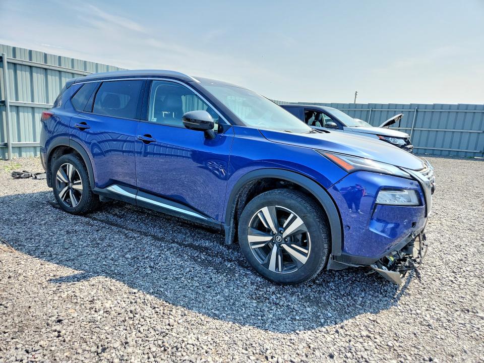2021 Nissan Rogue VIN JN8AT3DD3MW318311 COPART salvage auction — FRONT END, On - Permit No Brand - Unfit, sold $5,300 on 2026-07-30 (photo 4)
