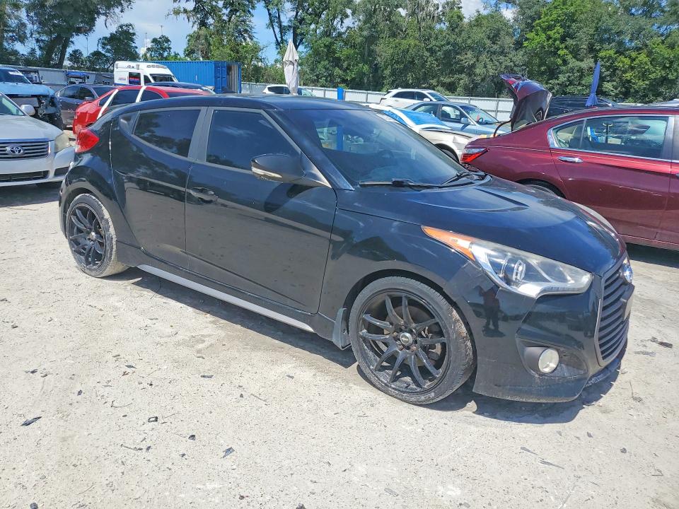 2016 Hyundai Veloster VIN KMHTC6AE7GU296473 COPART salvage auction — MECHANICAL, Fl - Certificate Of Title, sold $575 on 2026-07-28 (photo 4)
