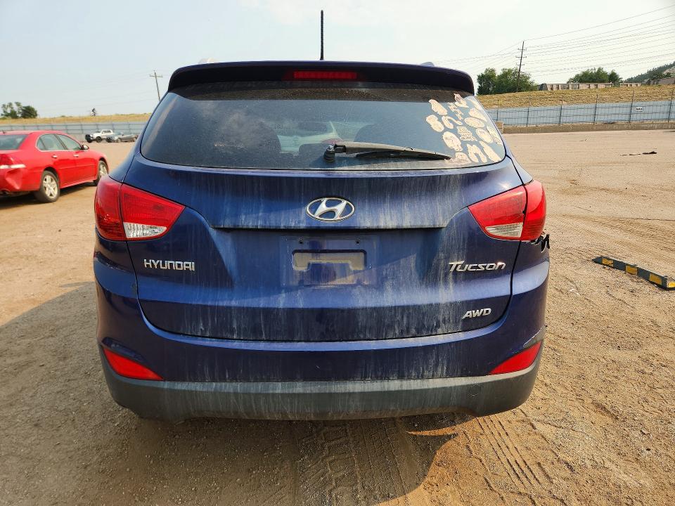 2013 Hyundai Tucson VIN KM8JUCAC0DU563577 COPART salvage auction — UNDERCARRIAGE, Co - Dis/Dlr/Exp Only Clean Title, sold $1,250 on 2026-07-20 (photo 6)