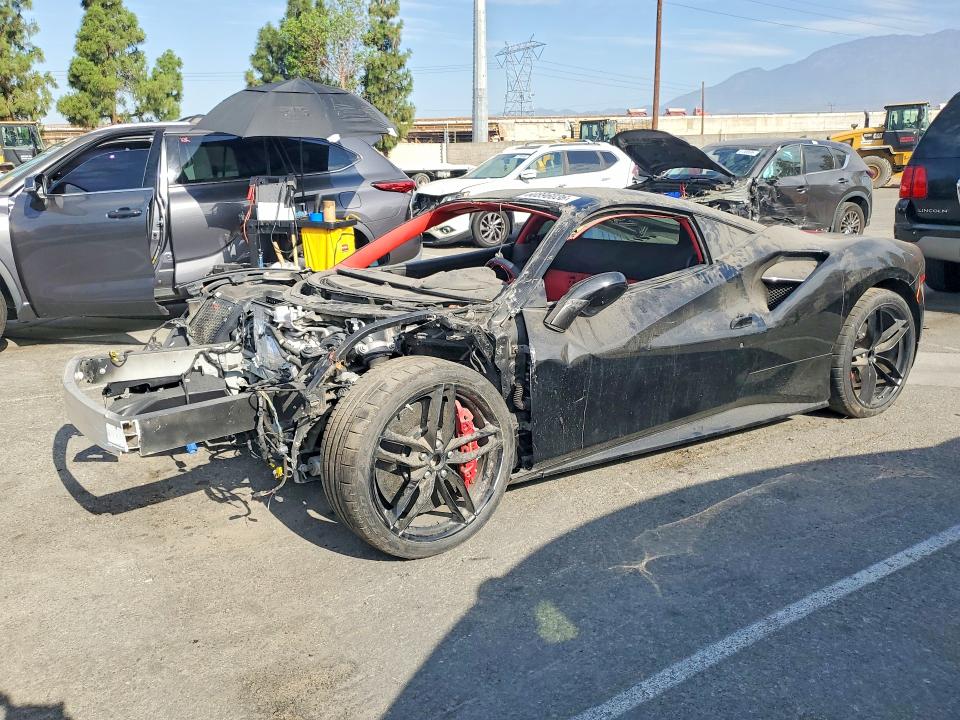 2018 Ferrari VIN ZFF79ALA8J0229480 COPART salvage auction — FRONT END, Nc - Dis/Dlr/Exp Only Salvage Title (P), sold $43,750 on 2026-08-04 (photo 1)
