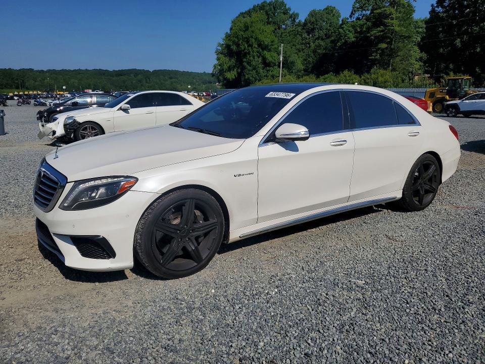 2014 Mercedes-benz S-klasse amg VIN WDDUG7JB5EA020466 — COPART salvage auction photo