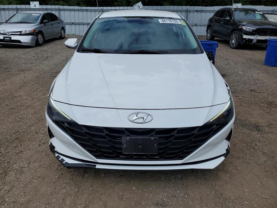 2022 Hyundai Elantra VIN KMHLM4AG9NU363638 COPART salvage auction — SIDE, ON - PERMIT NO BRAND - UNFIT, sold $1,150 on 2026-07-21 (photo 5)