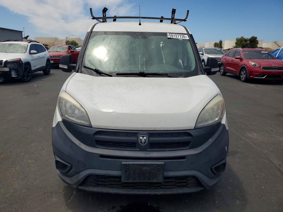 2017 Ram Promaster city VIN ZFBERFAB9H6D33665 COPART salvage auction — MINOR DENT/SCRATCHES, Ca - Dis/Dlr/Exp Only Clean Title, sold $600 on 2026-07-20 (photo 5)