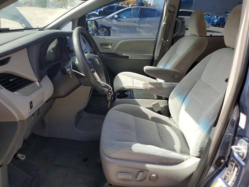2015 Toyota Sienna VIN 5TDKK3DC5FS624228 COPART salvage auction — FRONT END, Salvage Title, sold $950 on 2026-07-17 (photo 7)