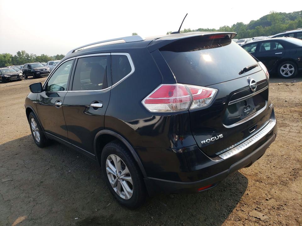 2016 Nissan Rogue VIN KNMAT2MV9GP639802 COPART salvage auction — MINOR DENT/SCRATCHES, CT - CERTIFICATE OF TITLE, sold $450 on 2026-07-31 (photo 2)