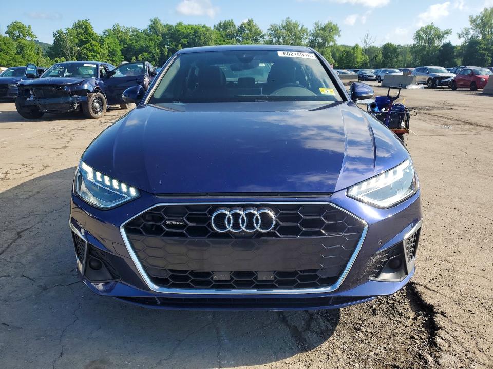 2021 Audi A4 VIN WAUEAAF41MN005863 COPART salvage auction — SIDE, Ny - Mv-907A Salvage Certificate, sold $400 on 2026-07-21 (photo 5)