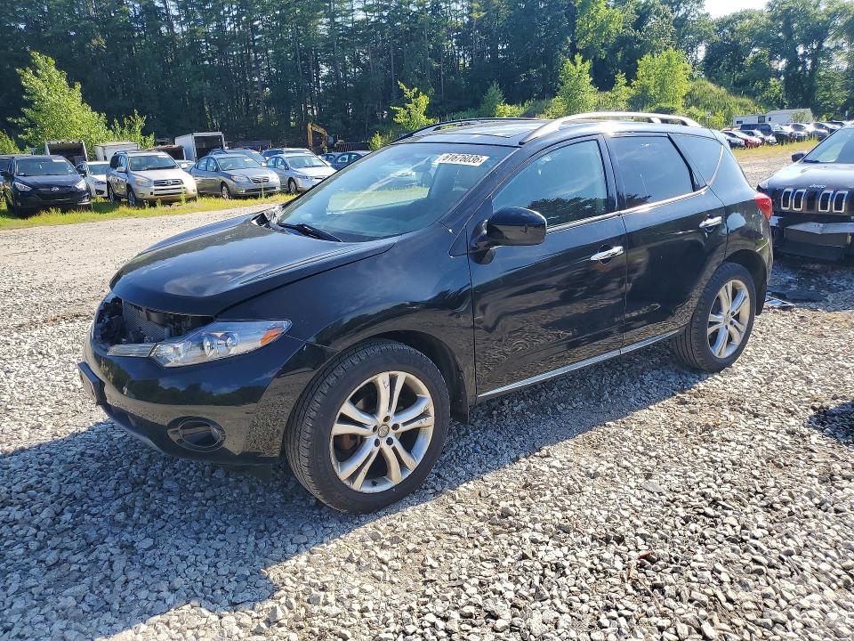 2009 Nissan Murano VIN JN8AZ18W99W156643 COPART salvage auction — FRONT END, Ma - Cert Of Title-Reconstrctd Coll, sold $125 on 2026-07-29 (photo 1)
