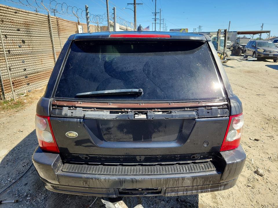 2007 Land rover Range rover sport VIN SALSF25417A103746 COPART salvage auction — VANDALISM, Ca - Dis/Dlr/Exp Lien Papers-Salv (P), sold $200 on 2026-07-27 (photo 6)