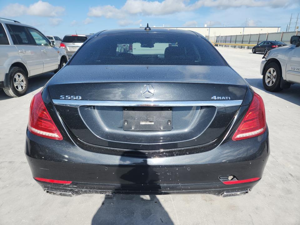2015 Mercedes-benz S-klasse VIN WDDUG8FB0FA158531 COPART salvage auction — WATER/FLOOD, Tx - Certificate Of Title, sold $3,150 on 2026-07-09 (photo 6)