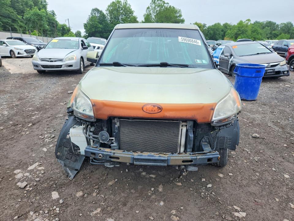 2011 Kia Soul VIN KNDJT2A28B7288710 COPART salvage auction — FRONT END, Pa - Certificate Of Salvage, sold $750 on 2026-07-13 (photo 5)