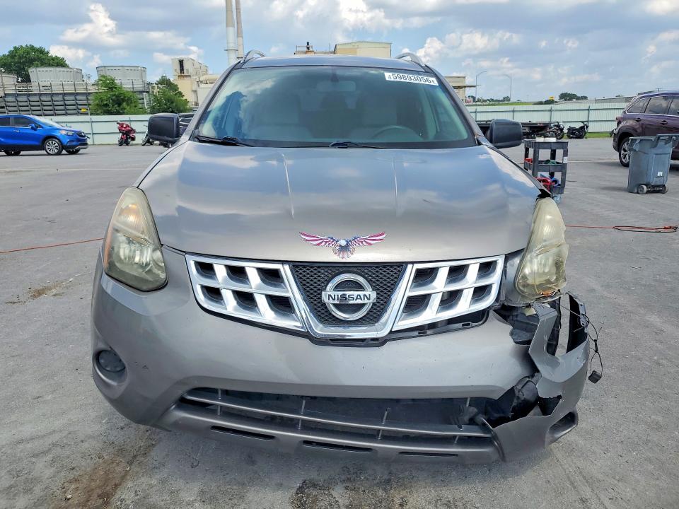 2014 Nissan Rogue VIN JN8AS5MTXEW619052 COPART salvage auction — FRONT END, Az - Cert Of Title - Salvage, sold $175 on 2026-07-15 (photo 5)