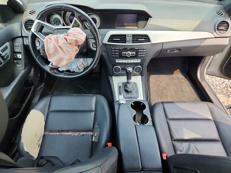 2014 Mercedes-benz C class VIN WDDGF8ABXER305624 COPART salvage auction — FRONT END, OH - CERT OF TITLE-SALVAGE, sold $150 on 2026-07-28 (photo 8)