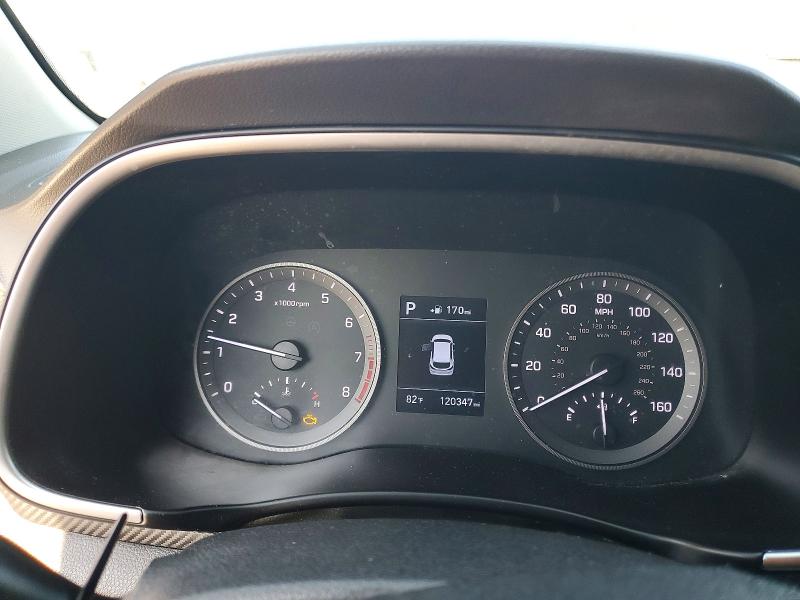 2019 Hyundai Tucson VIN KM8J33A46KU010814 COPART salvage auction — NORMAL WEAR, Il - Certificate Of Title, sold $3,650 on 2026-07-27 (photo 9)