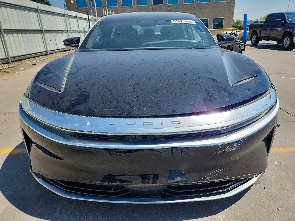 2024 Lucid Air VIN 50EA1TEA0RA003441 COPART salvage auction — FRONT END, Co - Public - Salvage Title, sold $9,600 on 2026-08-24 (photo 5)