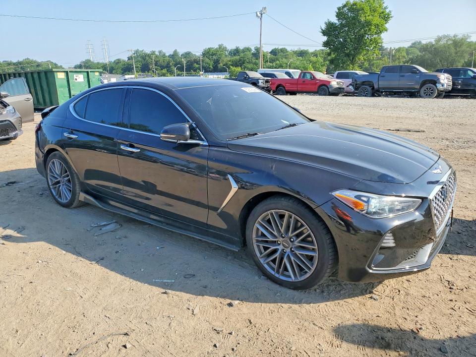2021 Genesis G70 VIN KMTG34LA2MU070729 COPART salvage auction — REAR END, MD - CERT OF SALVAGE > 75% DAMAGE (P), sold $2,150 on 2026-07-23 (photo 4)