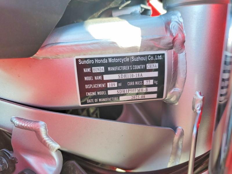 2026 Honda VIN LALJE0216T3404213 COPART salvage auction — SIDE, Wa - Bill Of Sale, sold $725 on 2026-07-30 (photo 9)