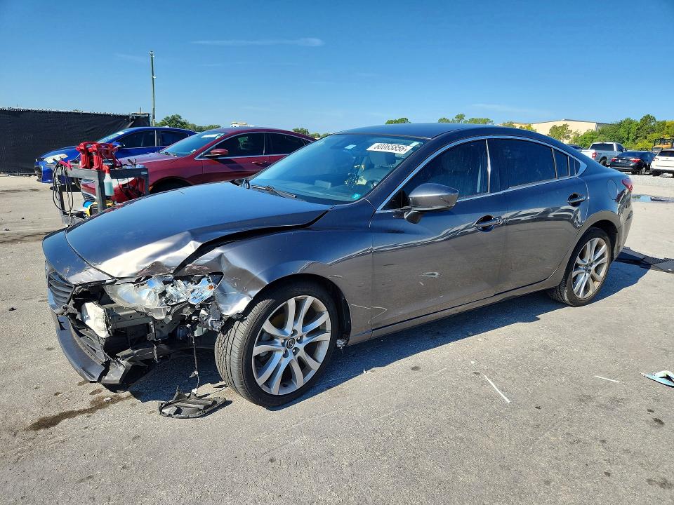 2017 Mazda 6 VIN JM1GL1V57H1146692 COPART salvage auction — FRONT END, Fl - Cert Of Title Slvg Rebuildable, sold $550 on 2026-07-21 (photo 1)