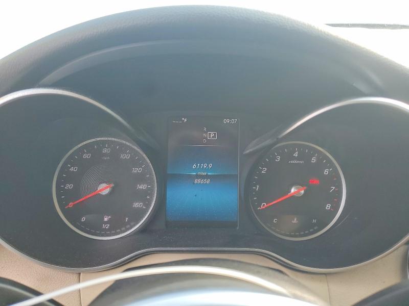 2020 Mercedes-benz C-klasse VIN W1KWF8DB7LR601950 COPART salvage auction — FRONT END, Wv - Dealer Only Clean Title, sold $12,300 on 2026-08-26 (photo 9)