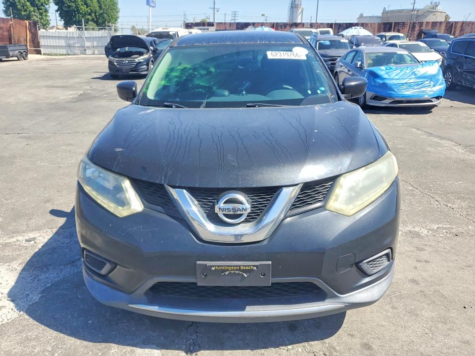 2016 Nissan Rogue VIN 5N1AT2MT0GC768593 COPART salvage auction — REAR END, Ca - Salvage Certificate, sold $1,400 on 2026-07-31 (photo 5)