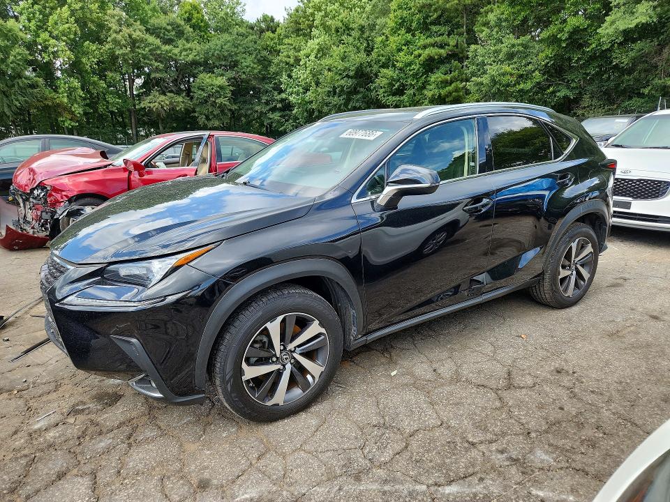 2018 Lexus Nx VIN JTJYARBZ3J2105277 COPART salvage auction — FRONT END, Ga - Cert Of Title-Salvage, sold $7,500 on 2026-07-31 (photo 1)